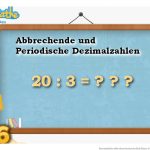 Dezimalzahlen Abbrechend Und Periodisch Klasse 6 â Wissen Fuer Periodische Dezimalzahlen Arbeitsblatt