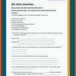 Die Alten Griechen - Geschichte Fuer Arbeitsblätter Geschichte Klasse 5 Kostenlos