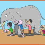 Die Blinden Und Der Elefant. Geschichten Zum Nachdenken ... Fuer Die Blinden Und Der Elefant Arbeitsblatt