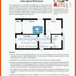 Die Erste Eigene Wohnung - Meinunterricht Fuer Arbeitsblatt Wohnung Einrichten