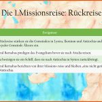 Die Erste Missionsreise Des Paulus Als Powerpoint Und Karte ... Fuer Missionsreisen Paulus Arbeitsblatt