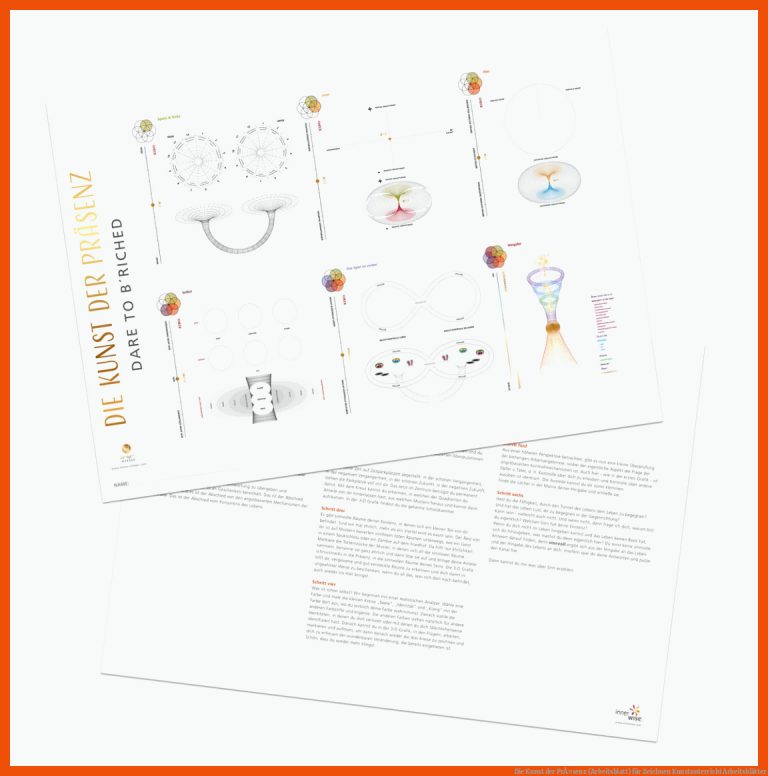 Die Kunst der PrÃ¤senz (Arbeitsblatt) für zeichnen kunstunterricht arbeitsblätter