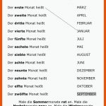 Die Monate - Deutsch Daf Arbeitsblatter Fuer Arbeitsblatt Monate