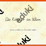 Die RÃ¶mer In Wien - Kartei Mit Ab â Unterrichtsmaterial Im Fach ... Fuer Römisches Kastell Am Limes Arbeitsblatt