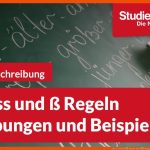 Die S, Ss Und Ã Regeln Mit Ãbungen Und Beispielen - Studienkreis.de Fuer S-laute Arbeitsblatt