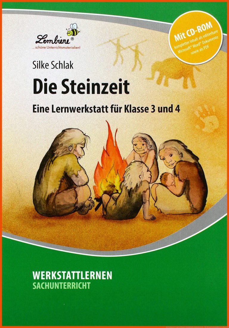 Die Steinzeit: (3. und 4. Klasse): Grundschule, Sachunterricht ... für steinzeit arbeitsblätter 5. klasse pdf