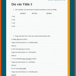 Die Vier Falle Fuer Arbeitsblätter 4. Klasse Deutsch Kostenlos