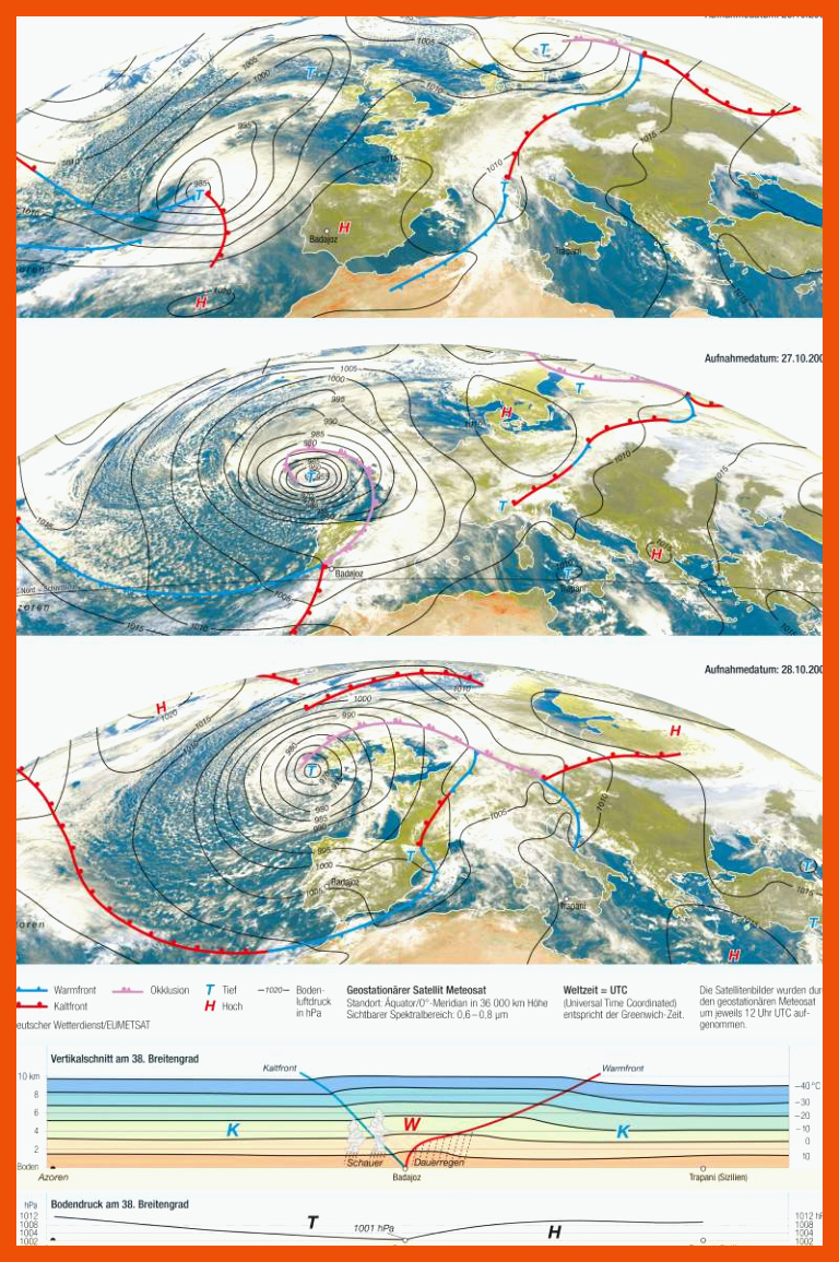 Diercke Weltatlas - Kartenansicht - - Durchzug einer ... für durchzug einer zyklone arbeitsblatt