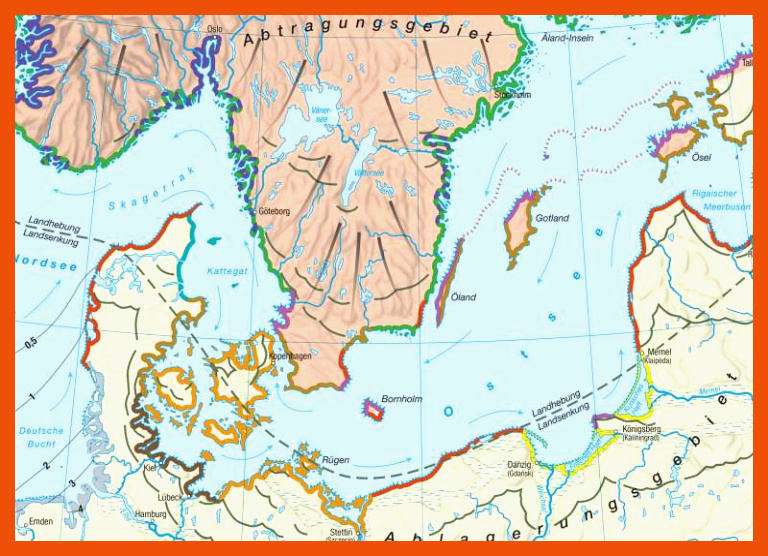 Diercke Weltatlas - Kartenansicht - Nord- und Ostsee ... für nord und ostseeküste arbeitsblätter