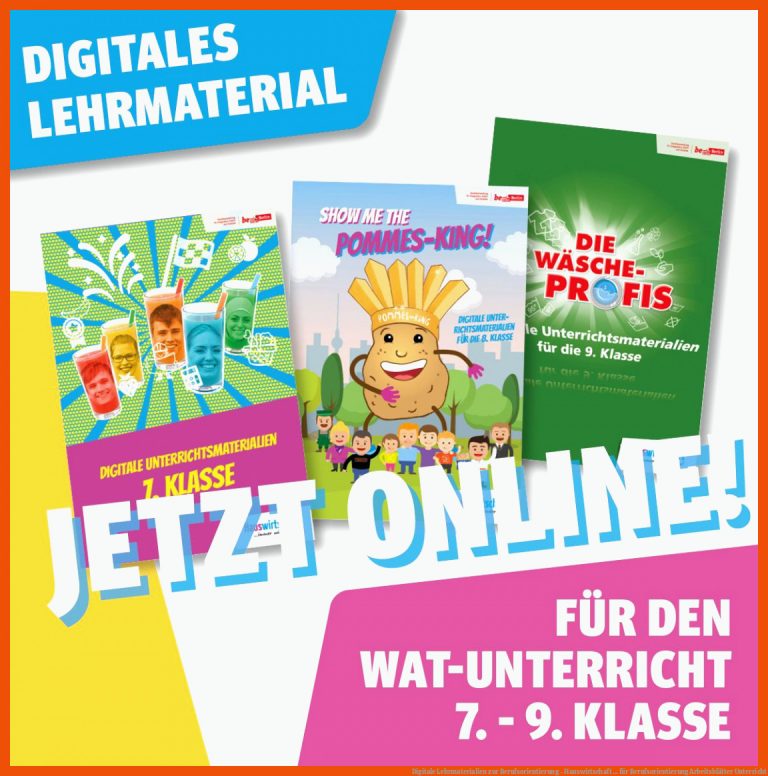 Digitale Lehrmaterialien Zur Berufsorientierung - Hauswirtschaft ... Fuer Berufsorientierung Arbeitsblätter Unterricht