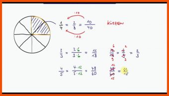 1 Arbeitsblatt Brüche Kürzen Und Erweitern