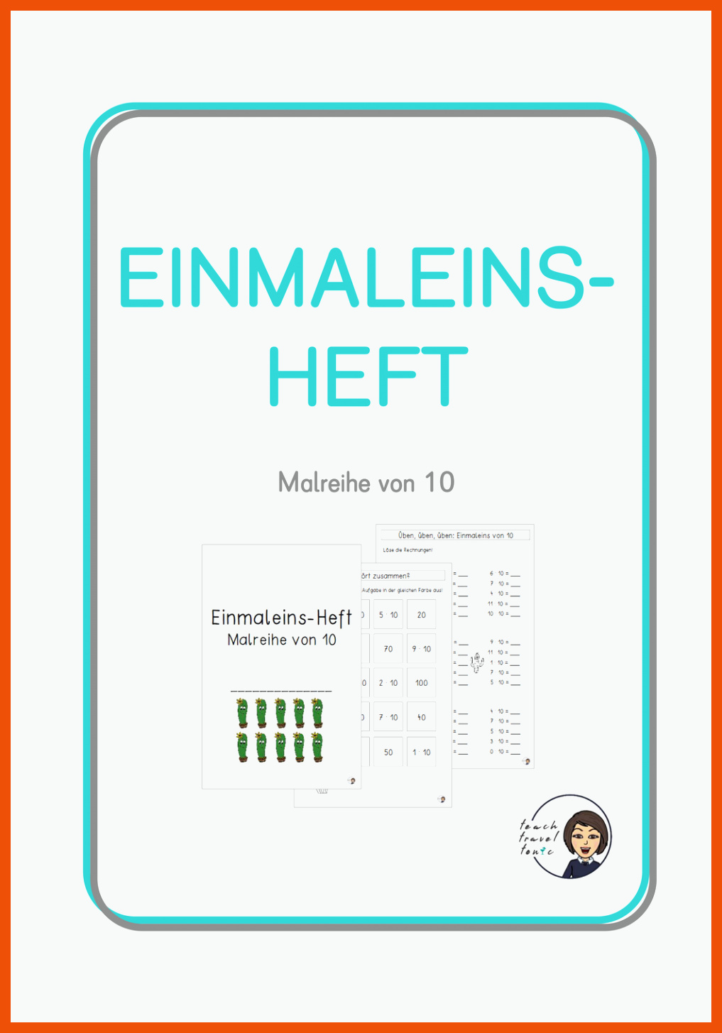 3 Einmaleins Mit 10 Arbeitsblätter - Mathe Arbeitsblätter