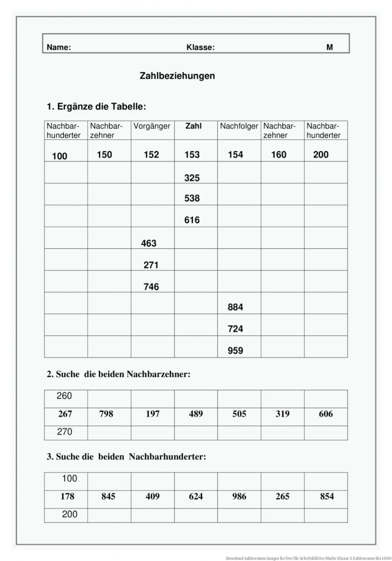 Download zahlenraum images for free für Arbeitsblätter Mathe Klasse 3 Zahlenraum Bis 1000