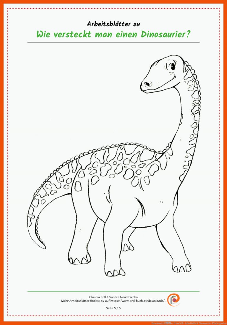 Downloads â ertl buch für arbeitsblatt dinosaurier kindergarten