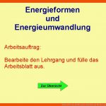 Drcke Bitte Nur Auf Die Grnen Symbole Um Fuer Energieformen Arbeitsblatt