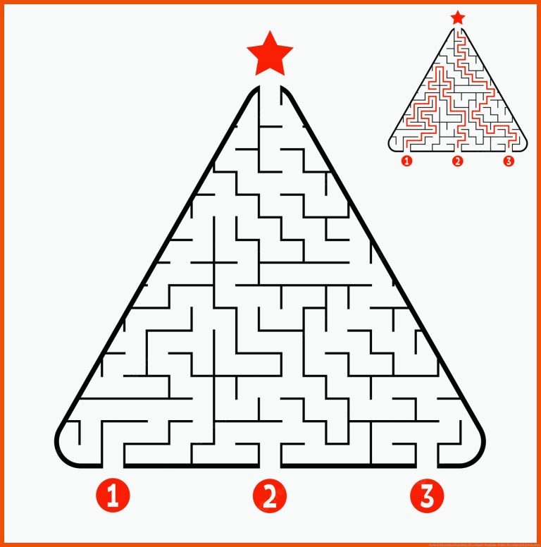Dreieck labyrinth arbeitsblatt fÃ¼r kinder | Premium-Vektor für labyrinth arbeitsblatt
