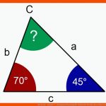 Dreiecke - Klasse 7 - Zusammenfassung Fuer Fehlende Winkel Berechnen Dreieck Arbeitsblatt