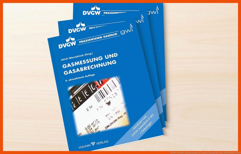 DVGW Website: Gasmessung und Gasabrechnung für dvgw arbeitsblatt g 685
