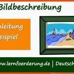 âbildbeschreibung - Bildbetrachtung: Anleitung Und Beispiel Fuer Bildbeschreibung Kunst Arbeitsblatt