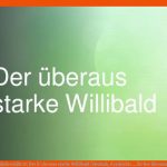 Einfach ErklÃ¤rt: Der Ã¼beraus Starke Willibald (deutsch, Geschichte ... Fuer Der überaus Starke Willibald Arbeitsblätter