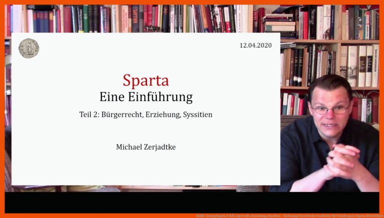 EinfÃ¼hrung Sparta 2: BÃ¼rgerrecht, Erziehung, Syssitien - Vorlesung Griechische Geschichte für erziehung in sparta arbeitsblatt