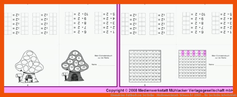 Einmaleins-Faltbuch zur 3er Reihe - Medienwerkstatt-Wissen Â© 2006 ... für 3er reihe arbeitsblatt