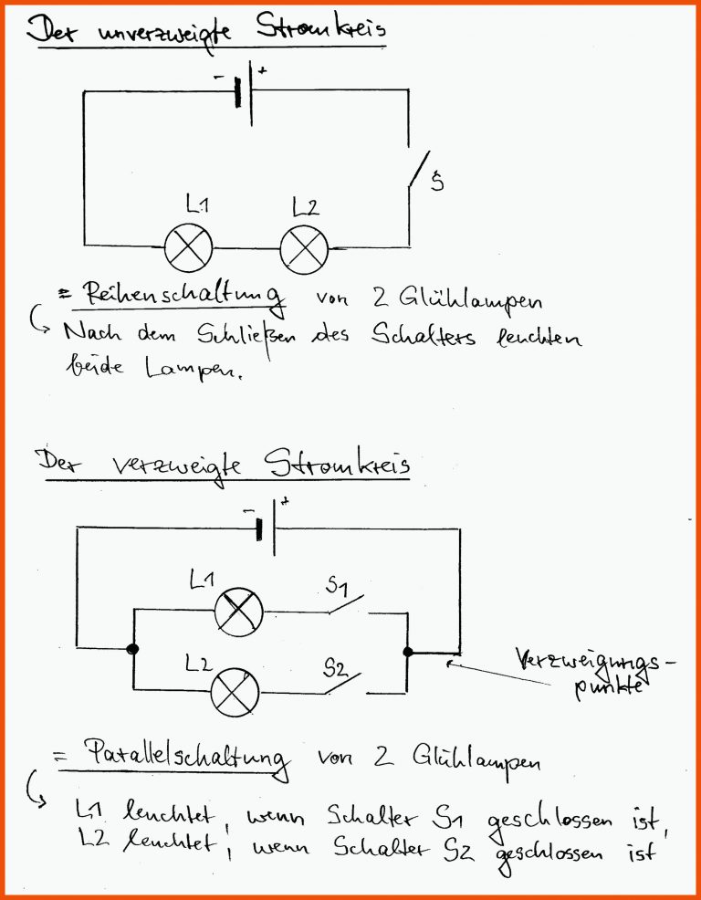 Elektrische Stromkreise Â« Physik (Herr Reich) 16.3.2020 - ... für einfache stromkreise arbeitsblatt