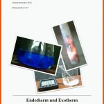 Endotherm Und Exotherm - Unterrichtsmaterial - Docsity Fuer Exotherme Und Endotherme Chemische Reaktion Arbeitsblatt