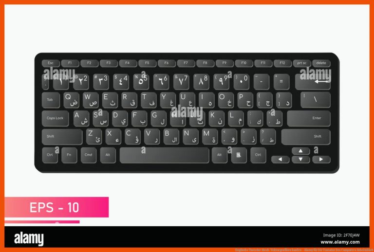 Englische Tastatur Stock-Vektorgrafiken kaufen - Alamy für die tastatur des computers arbeitsblatt
