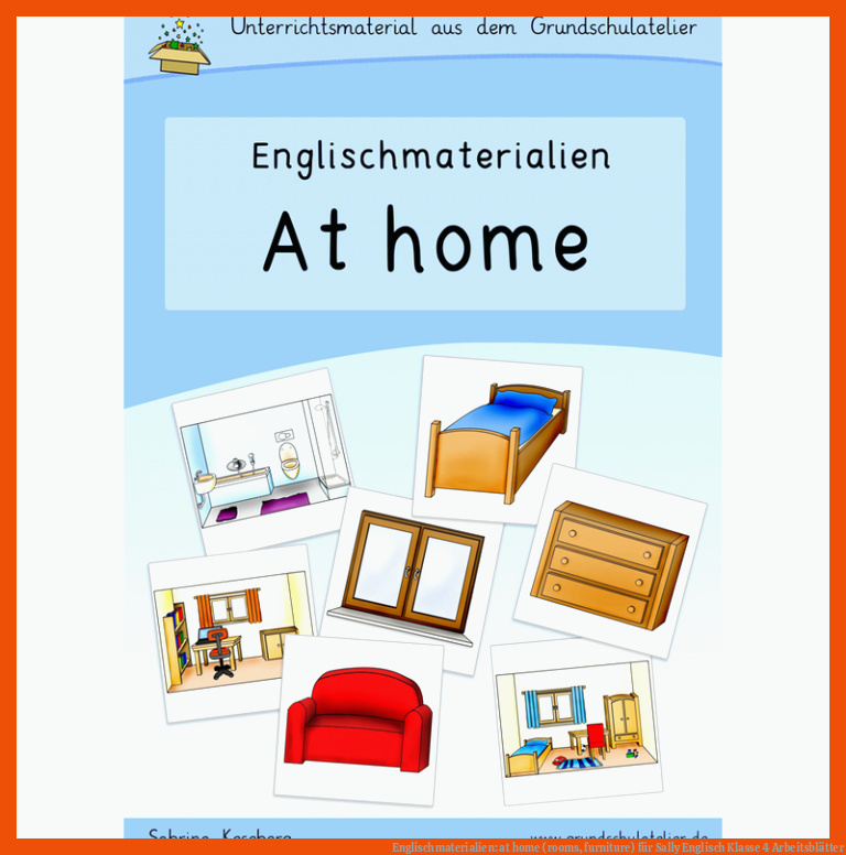 Englischmaterialien: at home (rooms, furniture) für sally englisch klasse 4 arbeitsblätter