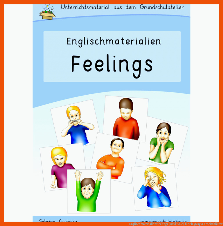 Englischmaterialien: feelings (GefÃ¼hle) für playway 4 arbeitsblätter