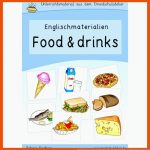 Englischmaterialien: Food and Drinks Fuer Arbeitsblätter Englisch Food and Drinks