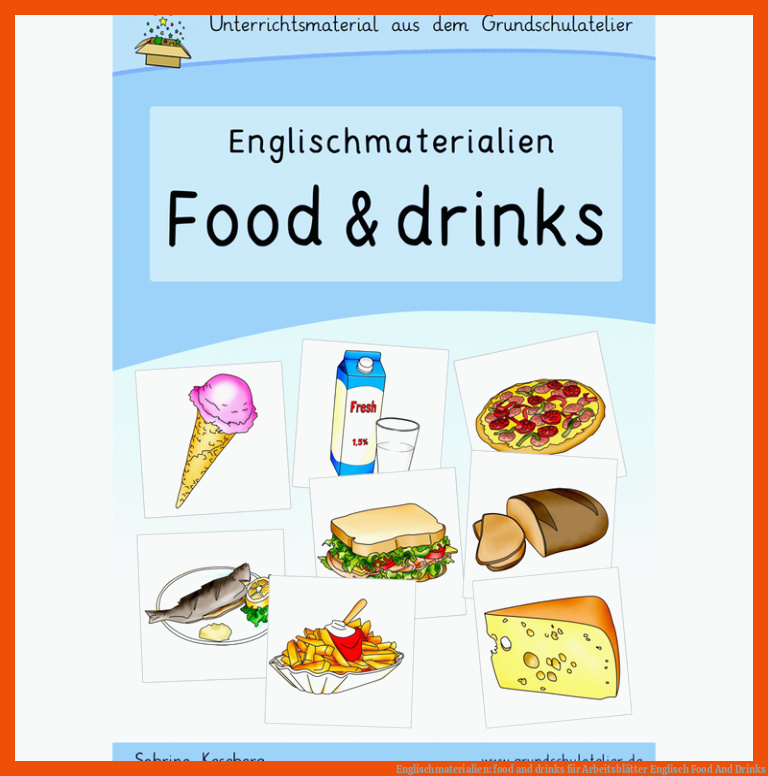 Englischmaterialien: food and drinks für arbeitsblätter englisch food and drinks