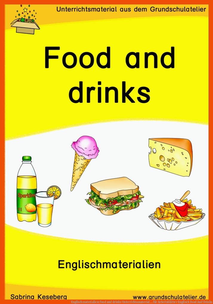 Englischmaterialien: food and drinks | Unterrichtsmaterial ... für arbeitsblätter englisch food and drinks