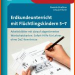 Erdkundeunterricht Mit FlÃ¼chtlingskindern 5-7 Fuer Deichbau Arbeitsblatt