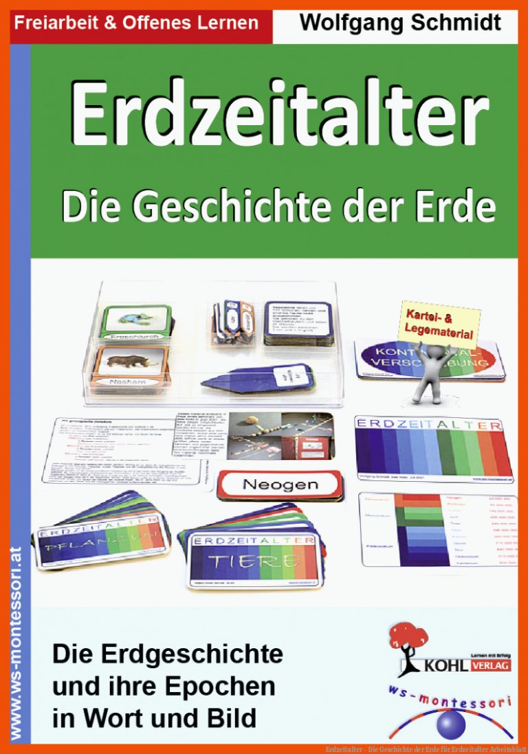 Erdzeitalter - Die Geschichte Der Erde Fuer Erdzeitalter Arbeitsblatt