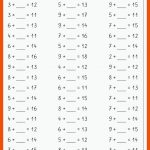 ErgÃ¤nzungsaufgaben Im Zr Bis 20 Mathematik 2. Klasse, 1. Klasse ... Fuer Minus Rechnen 1 Klasse Arbeitsblätter