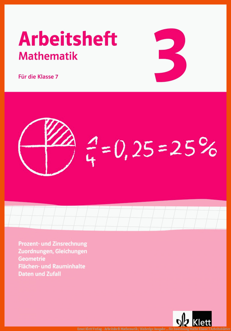 Ernst Klett Verlag - Arbeitsheft Mathematik / Bisherige Ausgabe ... für zuordnung mathe klasse 7 arbeitsblätter