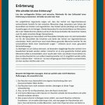 ErÃ¶rterung Fuer Lineare Erörterung Arbeitsblatt