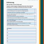 ErÃ¶rterung Fuer Lineare Erörterung Arbeitsblatt