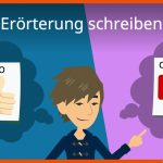 ErÃ¶rterung Schreiben Fuer Lineare Erörterung Arbeitsblatt