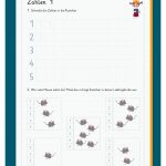 Erste Zahlen Fuer Schulvorbereitung Im Kindergarten Arbeitsblätter Zahlen