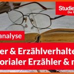 ErzÃ¤hler Und ErzÃ¤hlverhalten - Auktorialer ErzÃ¤hler Und Mehr ... Fuer Erzählperspektive Arbeitsblatt Pdf