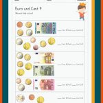 Euro Und Cent GrundschulkÃ¶nig, Matheunterricht, ArbeitsblÃ¤tter ... Fuer Umgang Mit Geld Arbeitsblätter