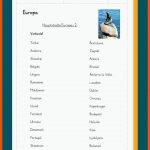 Europa - Geographie Fuer Erdkunde Europa Arbeitsblätter