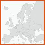 Europakarte (leer) Zum Lernen - Leere Karte Von Europa Fuer topographie Europa Arbeitsblatt