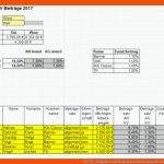 Excel-aufgaben Zur Krankenversicherung Fuer Anteile Berechnen Arbeitsblatt