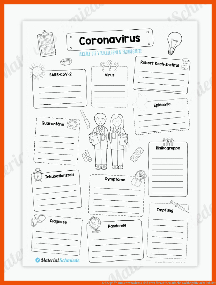 Fachbegriffe zum Coronavirus erklÃ¤ren für mathematische fachbegriffe arbeitsblatt