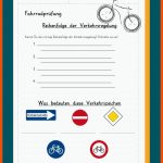FahrradprÃ¼fung Fuer Grundschule Fahrrad Beschriften Arbeitsblatt
