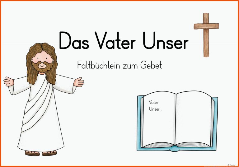 Faltbuch zum vater unser â unterrichtsmaterial im fach religion ... für arbeitsblatt vater unser